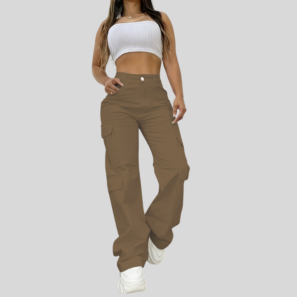 Oversized Cargo Plus Size Pants