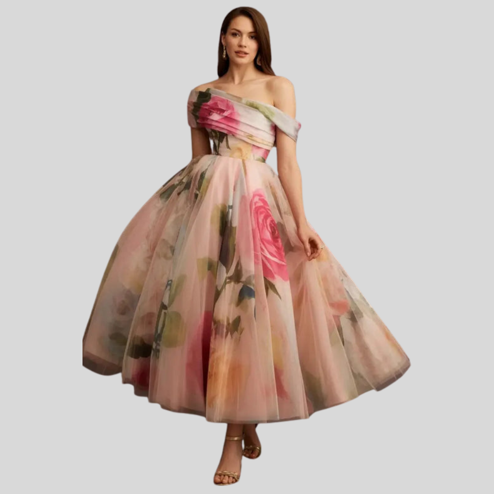 Plus Size Party Midi Dress