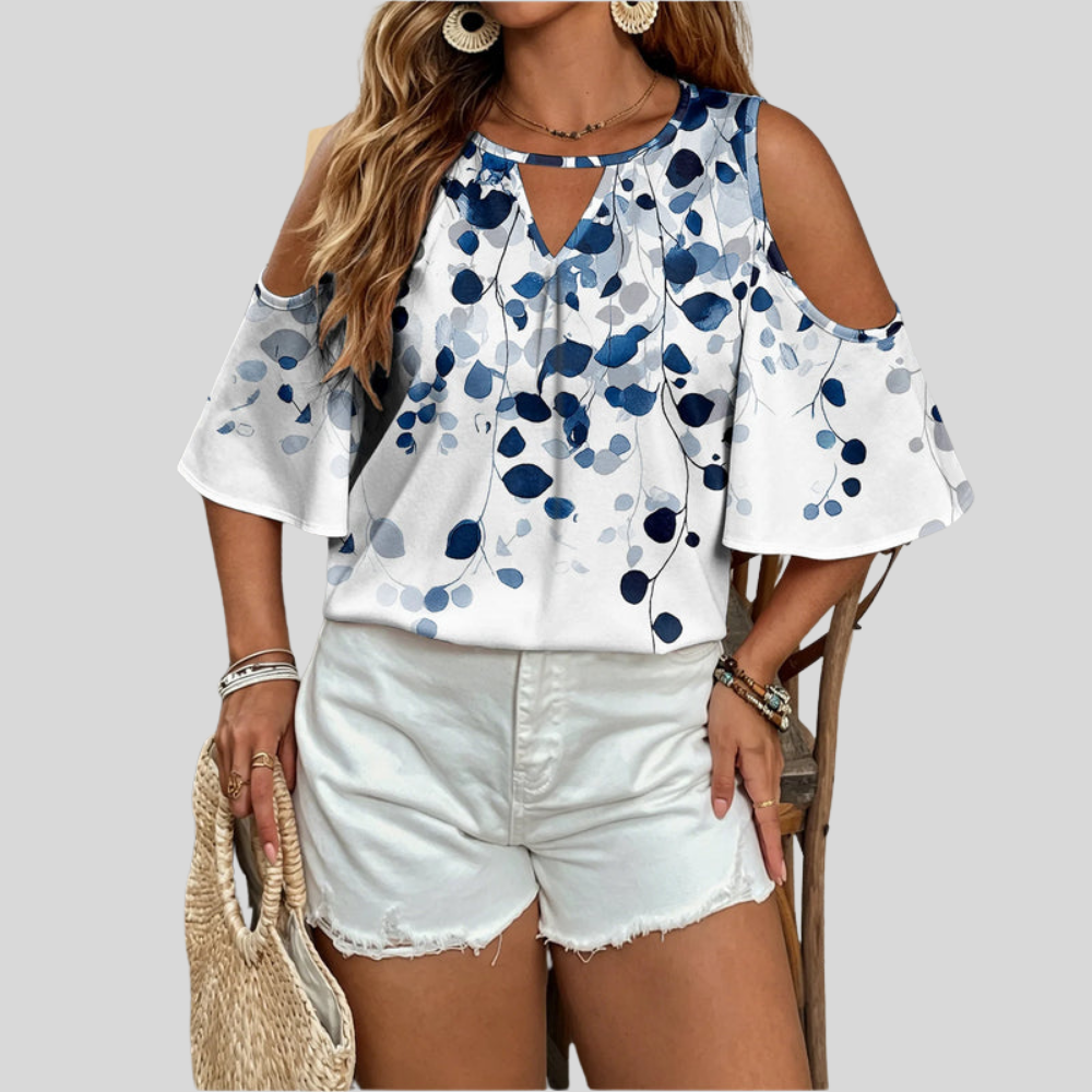 Off Shoulder Plus Size Blouse