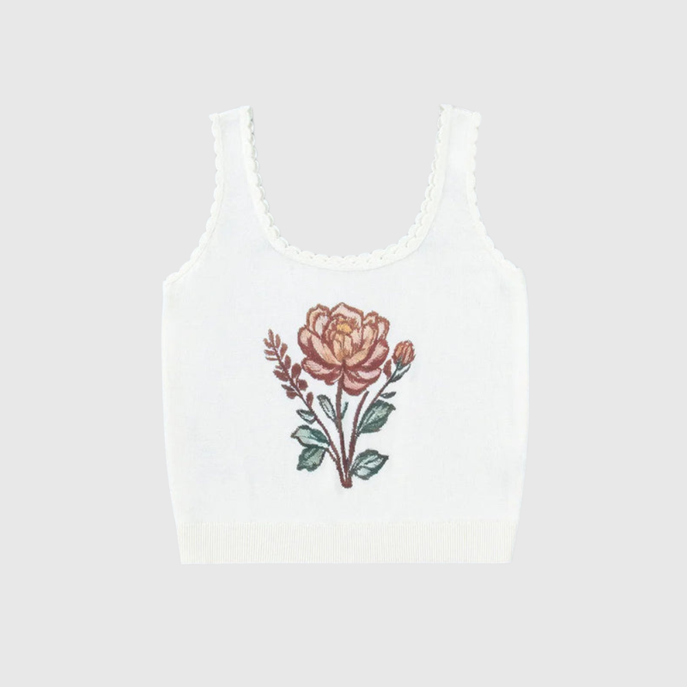 Floral Plus Size Tank Top