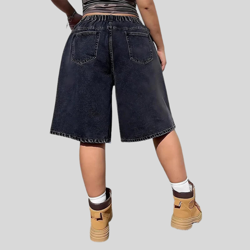 Plus Size Distressed Baggy Jeans