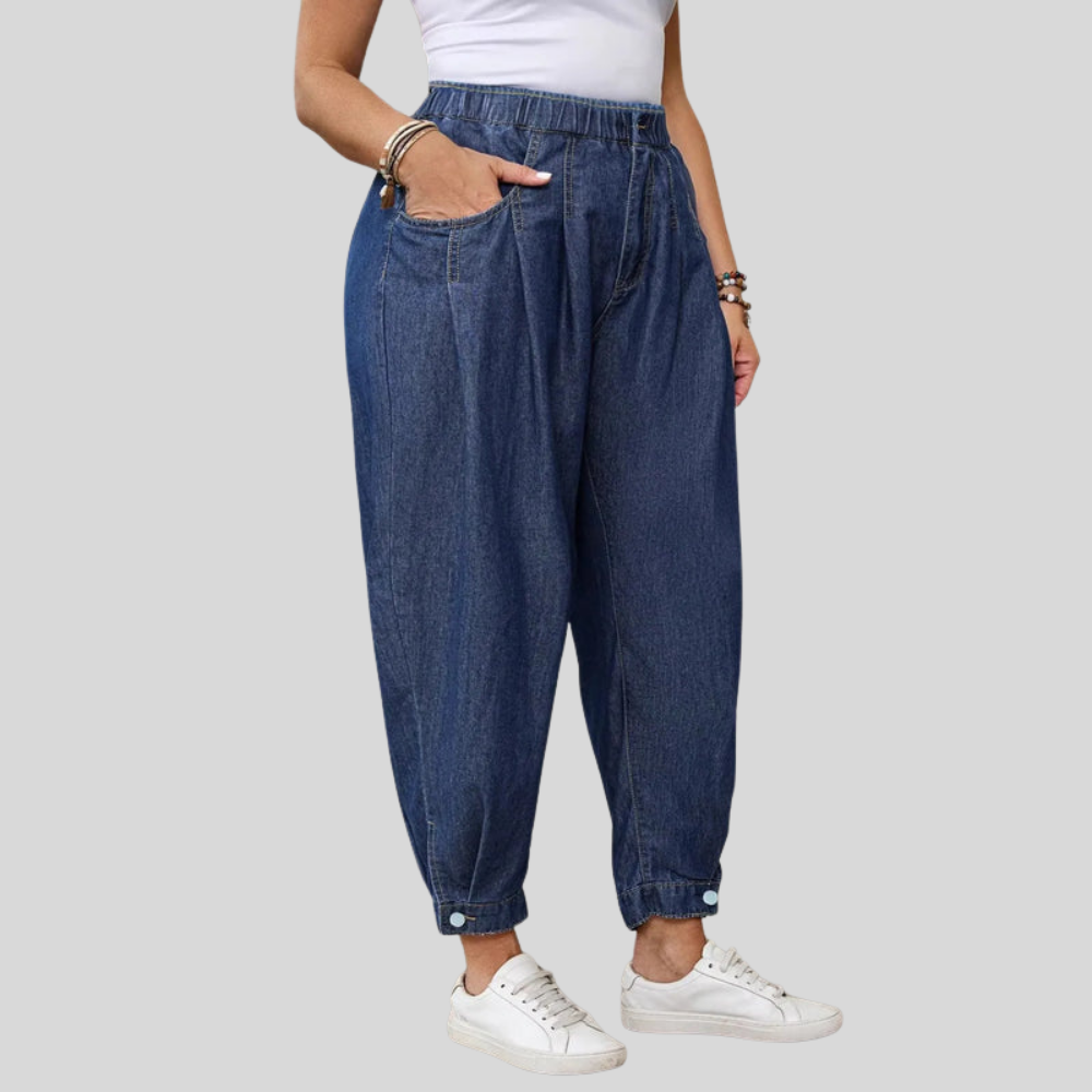 Plus Size Wide Leg Jeans