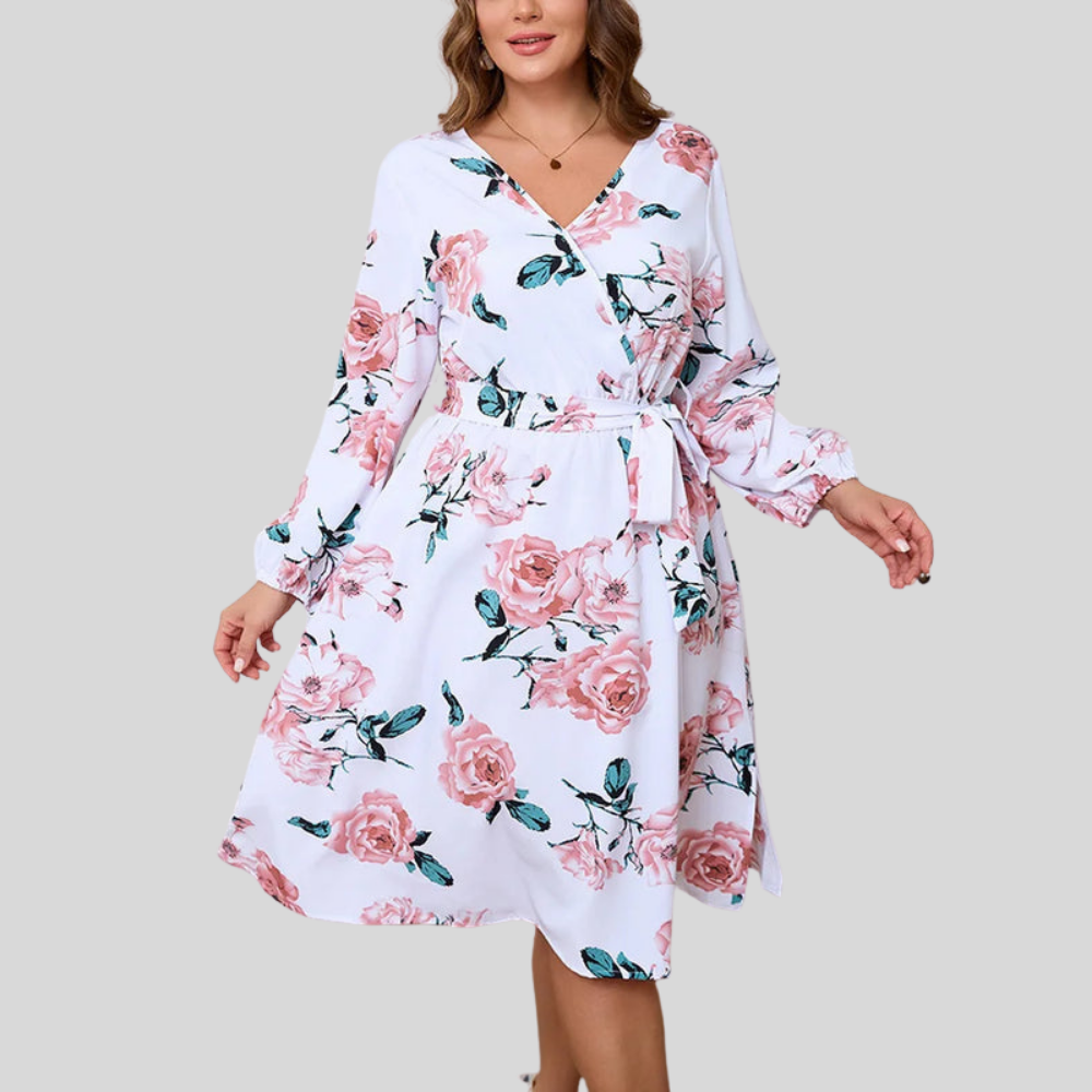 Plus Size Bloom Midi Dress