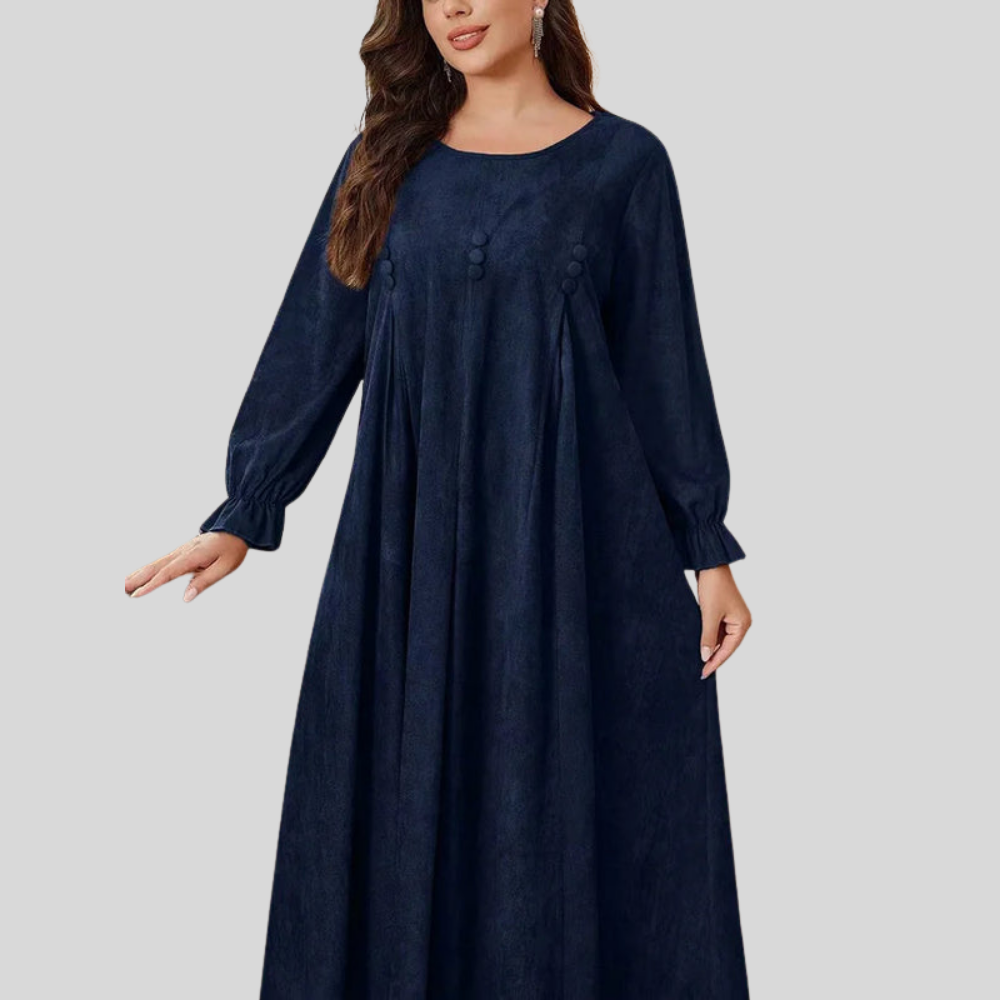 Jacquard Plus Size Maxi Dress