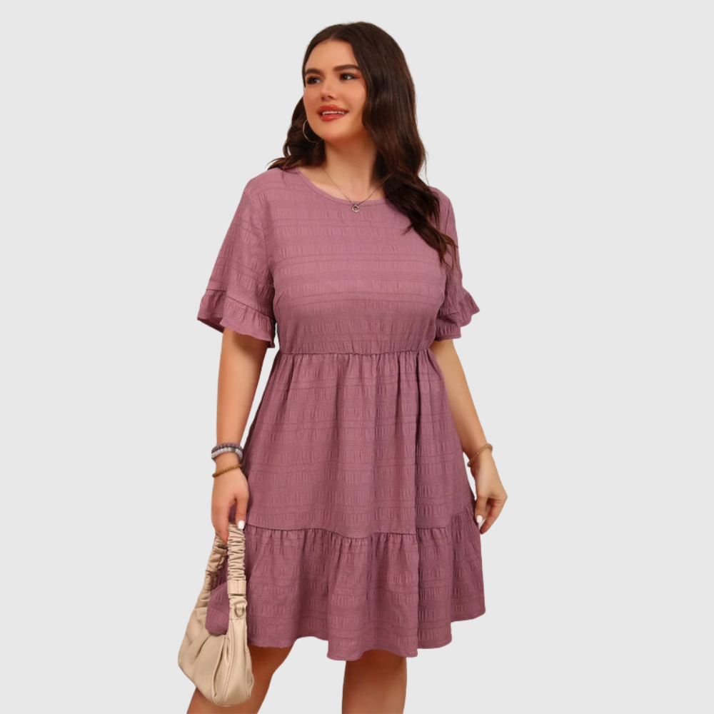 Ruffle Plus Size Summer Dress