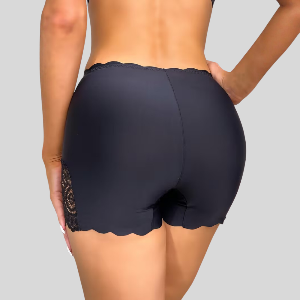 Lace Trim Shapewear Panties