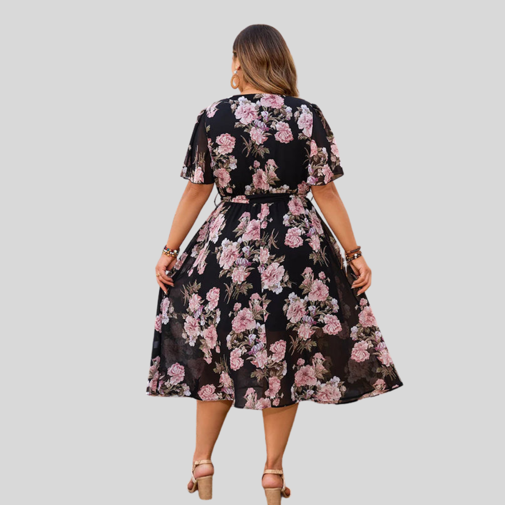 Floral Plus Size Summer Dress