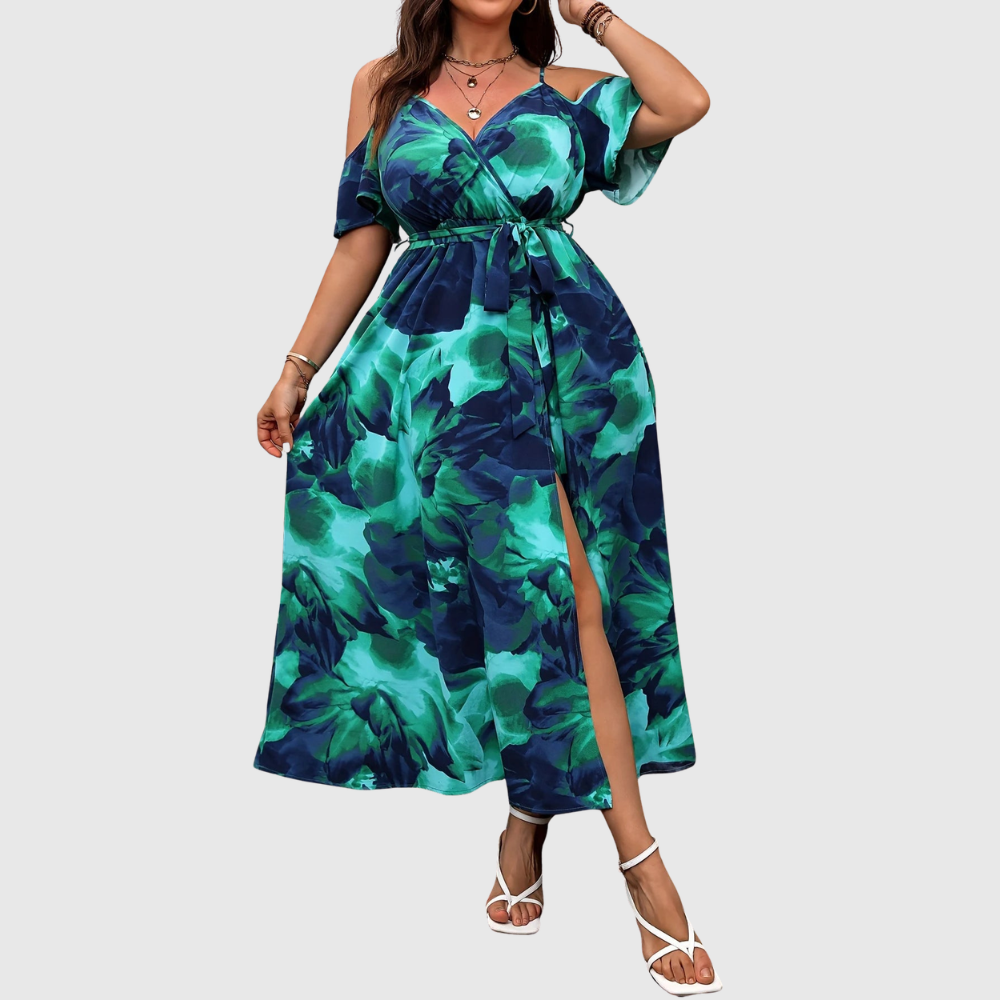 Plus Size Floral Summer Dress