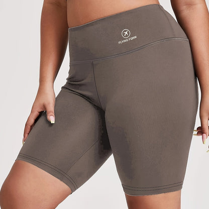 Plus Size High Waist Shorts