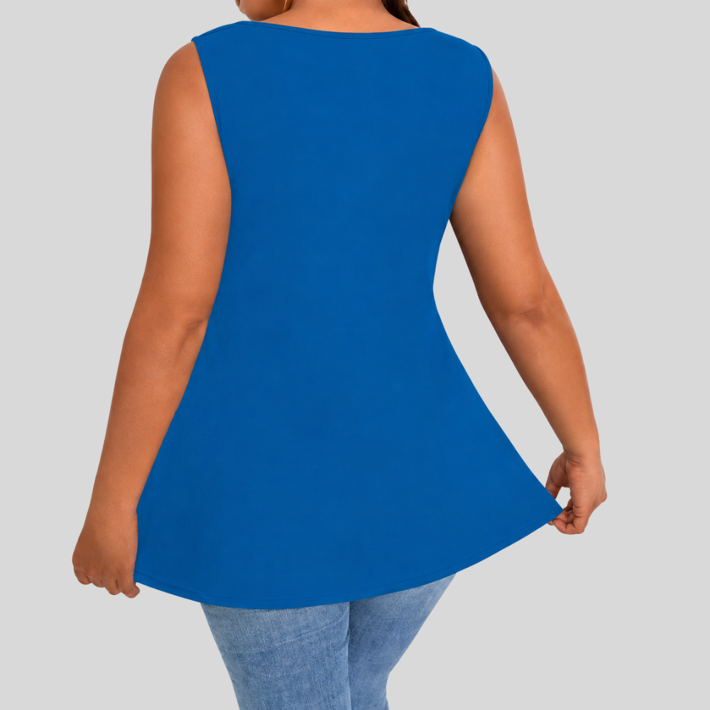 Square Neck Plus Size Top