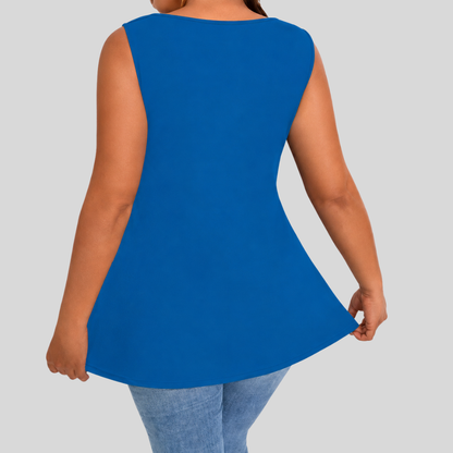 Square Neck Plus Size Top
