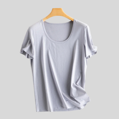 Casual V Neck T Shirt Top