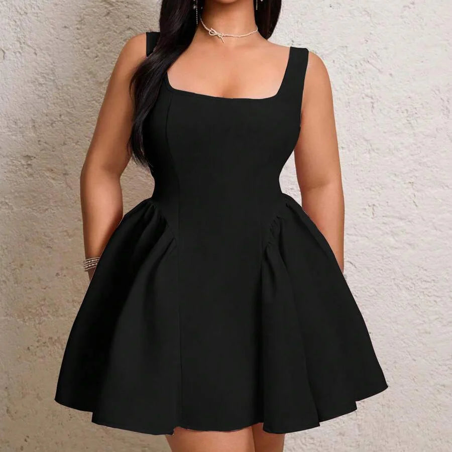 Plus Size Sexy Bow Back Maxi Dresses