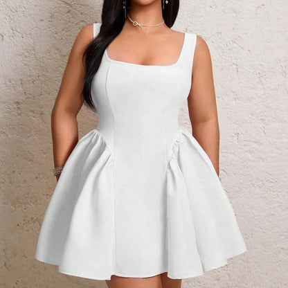 Plus Size Sexy Bow Back Maxi Dresses