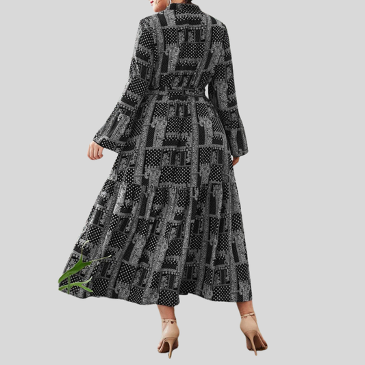 Plus Size Ethnic Aline Dress