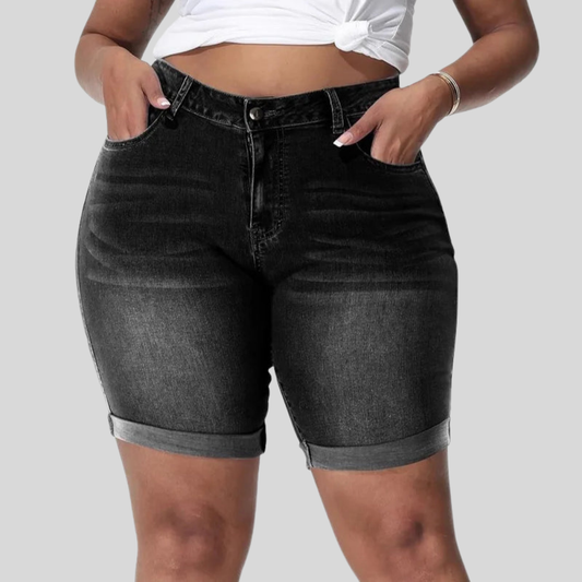 Bermuda Stretch Plus Size Shorts