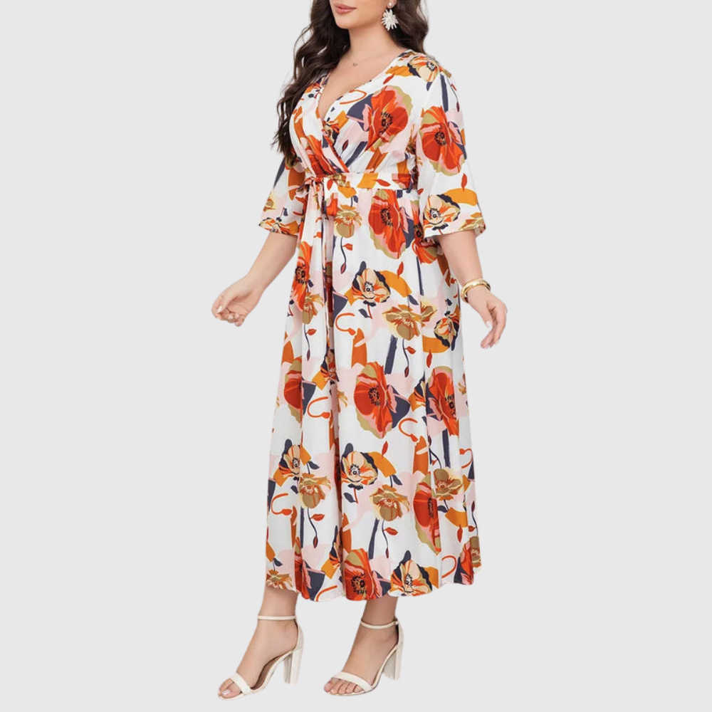 Bloom Waist Plus Size Dress