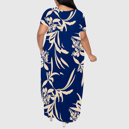 Vibrant Plus Size Maxi Dress