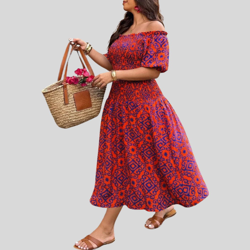 Plus Size Vintage Summer Dress