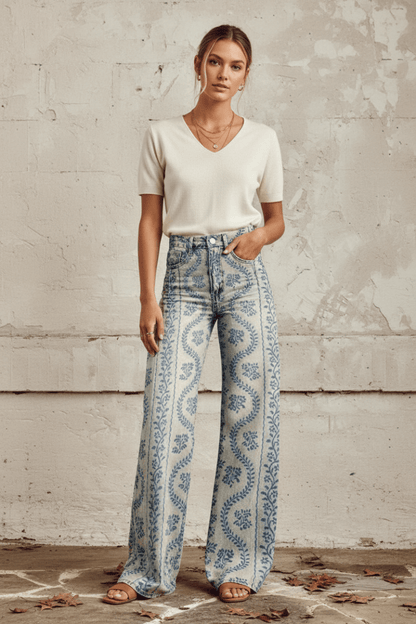DENIMORA – Women’s Baggy Jeans with Soft Breathable Fabric and Relaxed Summer Fit