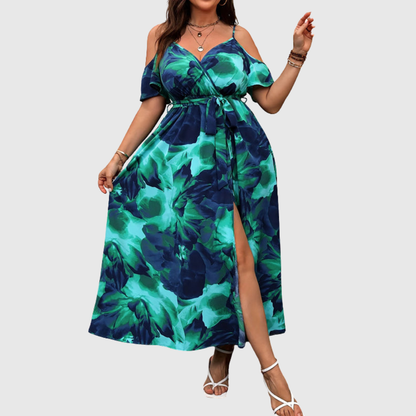 Plus Size Floral Summer Dress