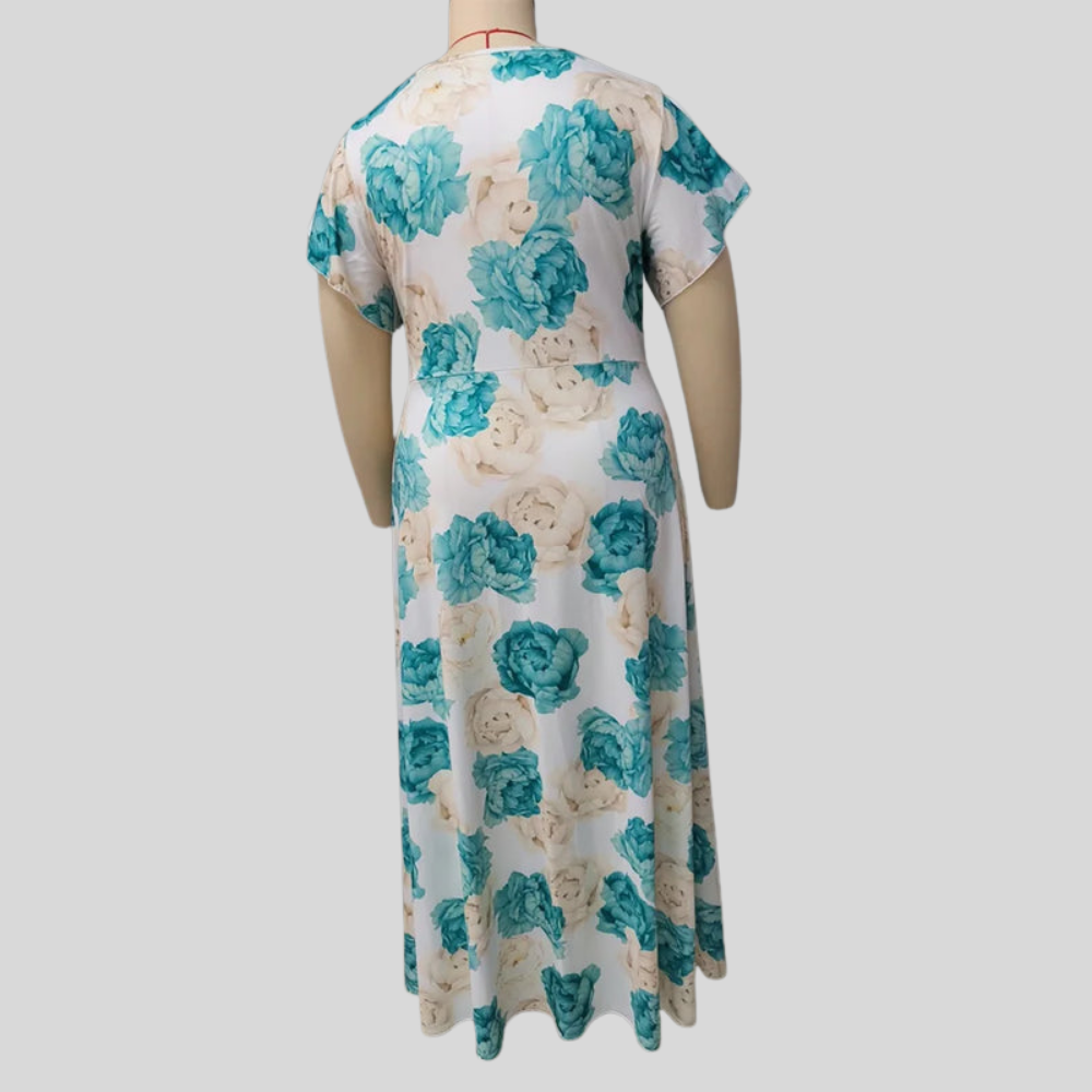 Plus Size Butterfly Maxi Dress