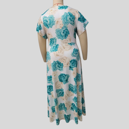 Plus Size Butterfly Maxi Dress