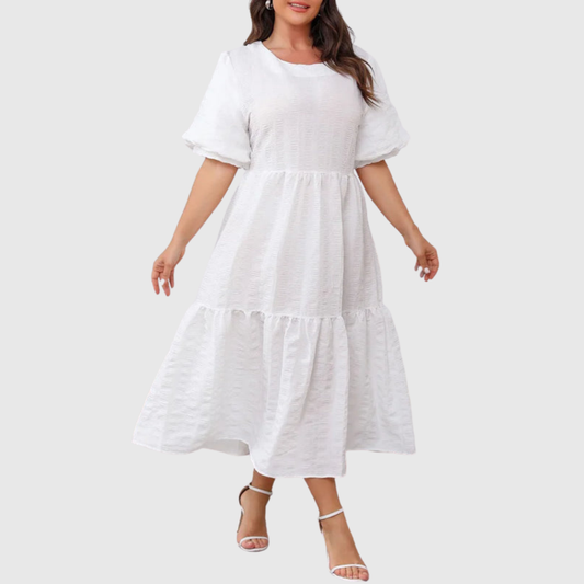 Breeze Puff Plus Size Dress