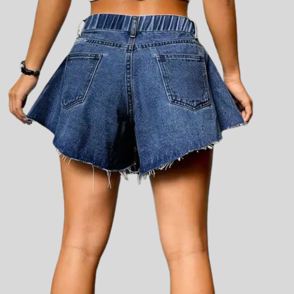 High Waist Plus Size Shorts