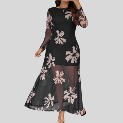 Plus Size Mermaid Maxi Dress