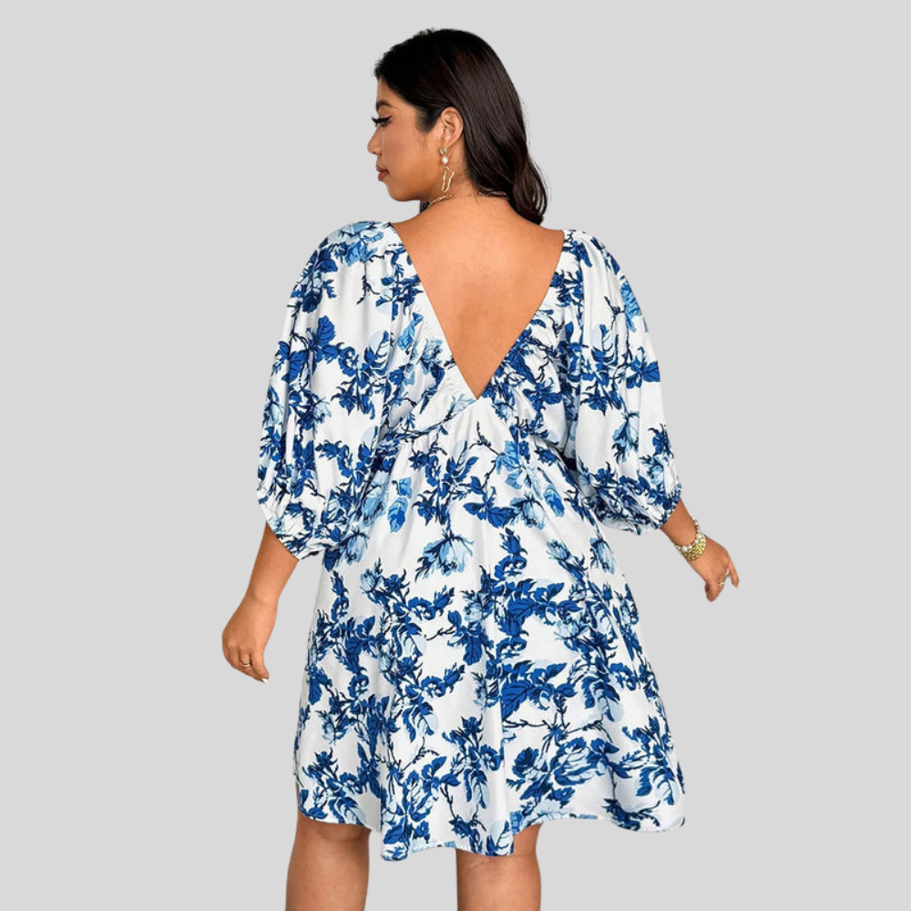 Plus Size Floral Maxi Dress
