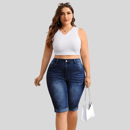 Stretch Fit Plus Size Shorts