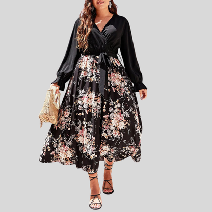 Plus Size Blossom Midi Dress