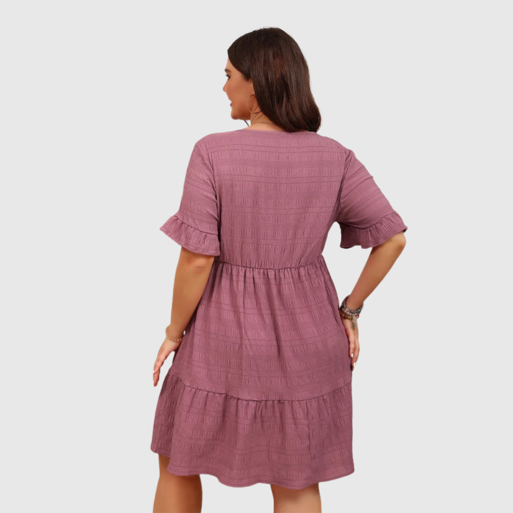 Ruffle Plus Size Summer Dress