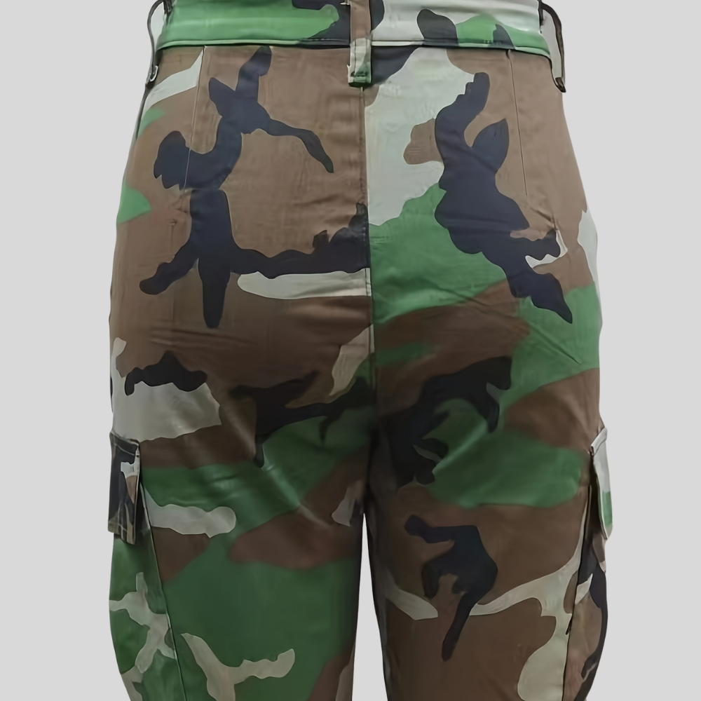 Camouflage Cargo Pocket Pants