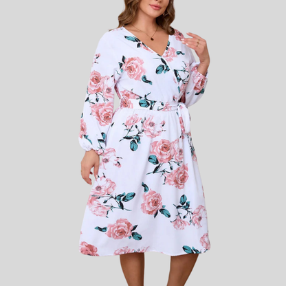 Plus Size Bloom Midi Dress