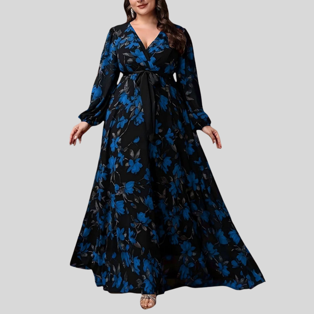 Floral Plus Size Maxi Dress