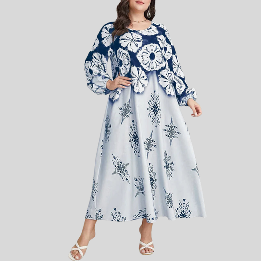 Plus Size Vintage Abaya Dress