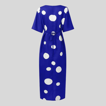 Plus Size Vintage Polka Dress