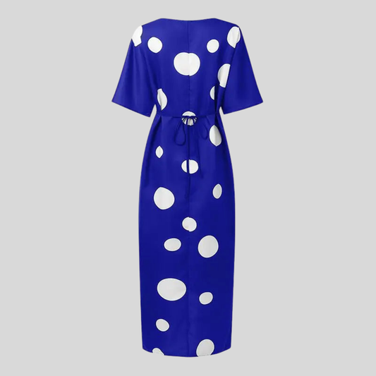 Plus Size Vintage Polka Dress