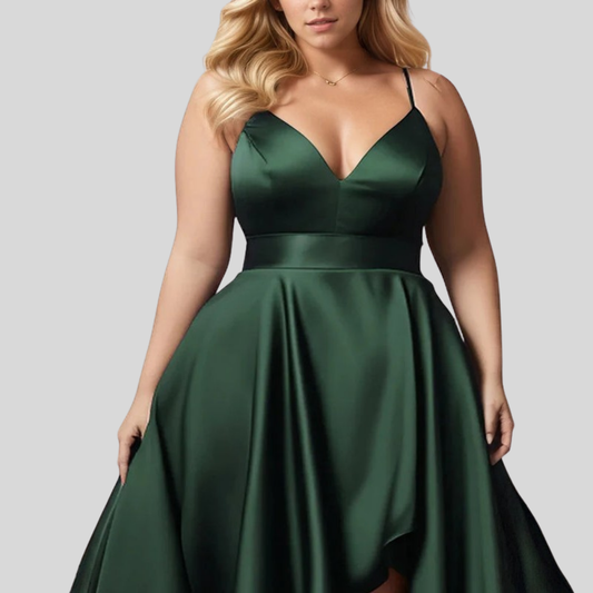 Plus Size Formal Highlow Gown