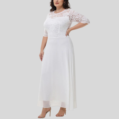 Graceful Plus Size Lace Dress