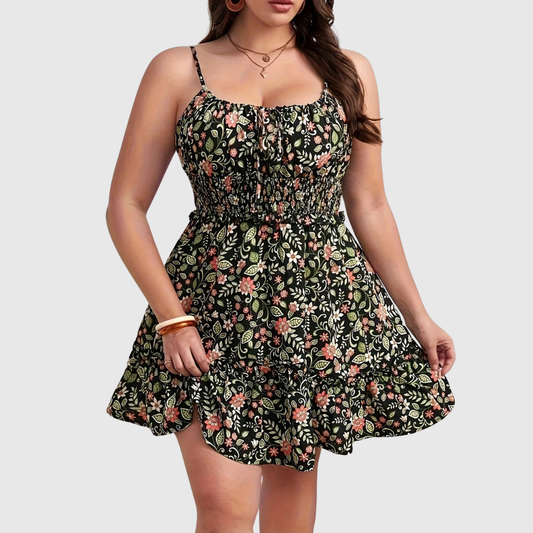 Garden Plus Size Vacation Dress