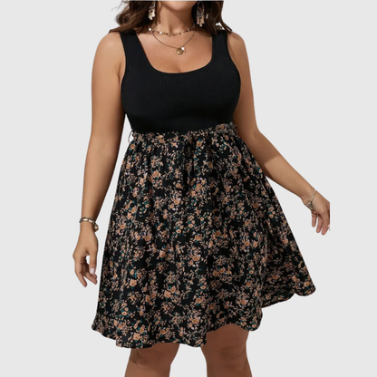 Blooming Plus Size Vacation Dress