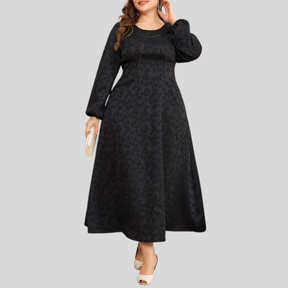 Classic Plus Size Long Dress