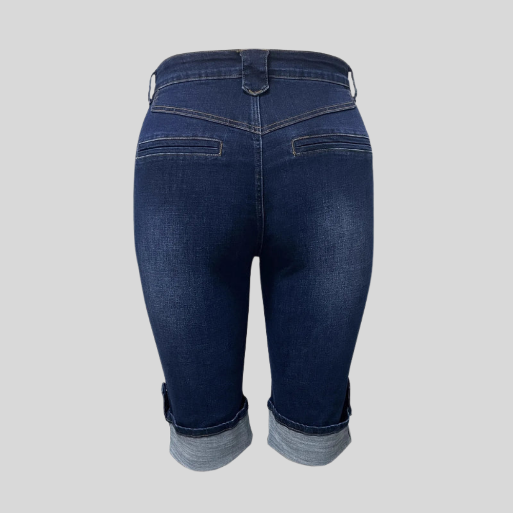 Ripped Bermuda Plus Size Shorts