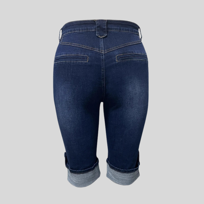 Ripped Bermuda Plus Size Shorts
