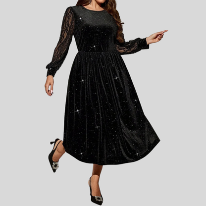 Plus Size Dazzling Maxi Dress
