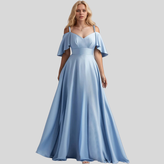 Plus Size Off Shoulder Dress