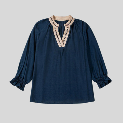 Long Sleeve Plus Size Blouse